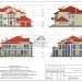 Проект особняка в классическом стиле с гаражом, верандой и сауной 101-36