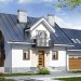 проект двухэтажного дома с двухместным гаражом 16 на 9