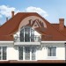 проект двухэтажного дома с двухместным гаражом 15 на 12