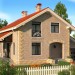 Проект двухэтажного дома с площадью до 150 кв м с мансардой