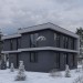Проект жилого двухэтажного дома в стиле минимализм