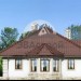 проект одноэтажного дома с эркером 16 на 11