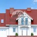 Проект жилого дома в европейском стиле из газобетона с мансардным этажом и одноместным гаражом с площадью до 200 кв м