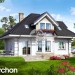 102-82  -  проект европейского двухэтажного дома с гаражом до 150 кв м
