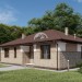 Проект индивидуального одноэтажного жилого дома
