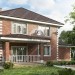 Проект двухэтажного дома с площадью до 250 кв м и одноместным гаражом