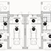 Проект двухэтажного дома из газобетонных блоков с одноместным гаражом - V10-52