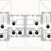 Проект двухэтажного дома из газобетонных блоков с одноместным гаражом - V10-52