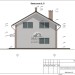 Проект дома 8 на 14 из теплоблока с мансардой и гаражом до 200 кв