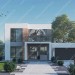 Проект жилого двухэтажного дома из газобетона в европейском стиле с размерами 19 м на 16 м и площадью до 250 кв м