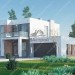 Проект жилого двухэтажного дома из газобетона в европейском стиле с размерами 19 м на 16 м и площадью до 250 кв м