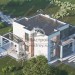 Проект жилого двухэтажного дома из газобетона в европейском стиле с размерами 19 м на 16 м и площадью до 250 кв м