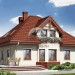 103-95  -  проект одноэтажного небольшого дома с мансардой из пеноблоков