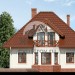 103-95  -  проект одноэтажного небольшого дома с мансардой из пеноблоков