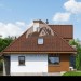 Проект узкого двухэтажного дома из керамоблоков с одноместным гаражом и эркером - SK-7