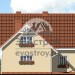 Проект жилого двухэтажного дома из керамоблоков с одноместным гаражом и кабинетом - LG-28