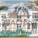 Проект двухэтажного дома из кирпича в стиле барокко с цокольным этажом, бассейном и вторым светом