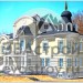 Проект узкого двухэтажного дома из кирпича в стиле барокко с цокольным этажом , погребом и двухместным гаражом