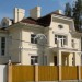 Проект квадратного трёхэтажного дома из кирпича в стиле барокко с цокольным этажом и эркерами, с площадью до 650 кв м