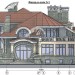 Проект трехэтажного дома из кирпича с двухместным гаражом