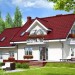 Проект двухэтажного  дома из керамоблоков с мансардой, погребом,  гаражом