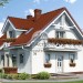 104-41  -  проект дачного дома с мансардой 9 на 9 из пеноблоков