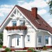 Проект европейского квадратного дома с мансардой 8 на 8 м