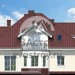 Проект двухэтажного дома из керамоблоков с двухместным гаражом и эркером - SK-19
