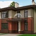 102-12 - типовой проект двухэтажного дома 9 на 12 из клинкерного кирпича до 200 кв