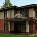 102-12 - типовой проект двухэтажного дома 9 на 12 из клинкерного кирпича до 200 кв