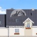Проект одноэтажного дома 10 на 19 метров, с жилой мансардой и гаражом