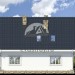 Проект двухэтажного дома из керамоблоков с одноместным гаражом и террасой - LG-21