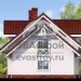 Проект узкого двухэтажного коттеджа в европейском стиле из керамоблоков с двухместным гаражом и камином - VV-10