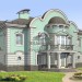 Проект узкого двухэтажного дома с цокольным этажом, бассейном и сауной