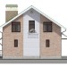 Проект двухэтажного дома из газобетона в европейском стиле с мансардой