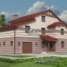 Проект двухэтажного дома из газобетонных блоков в стиле Эклектика -