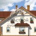 Проект жилого дома в европейском стиле из газобетона с мансардным этажом и одноместным гаражом с площадью до 200 кв м