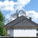 Проект узкого одноэтажного дома из керамоблоков с одноместным гаражом и эркером - SK-24