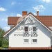 Проект узкого двухэтажного дома из керамоблоков с одноместным гаражом и эркером - LG-49